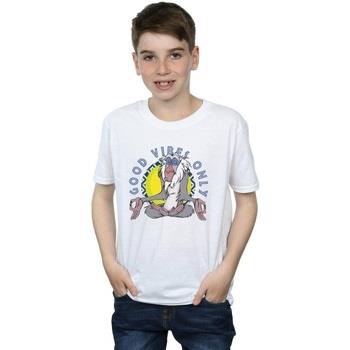 T-shirt enfant Disney The Lion King Rafiki Good Vibes Only