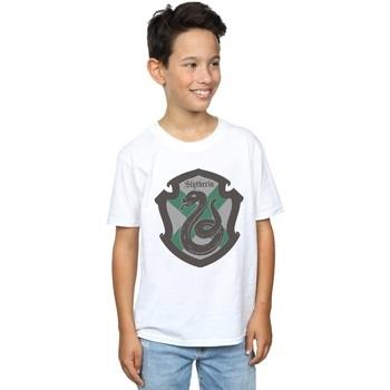 T-shirt enfant Harry Potter Slytherin Crest Flat