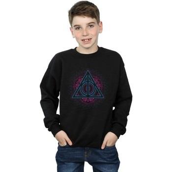 Sweat-shirt enfant Harry Potter Neon Deathly Hallows