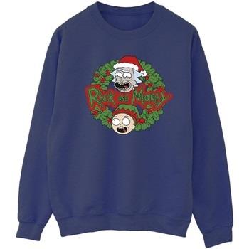 Sweat-shirt Rick And Morty Christmas Wreath