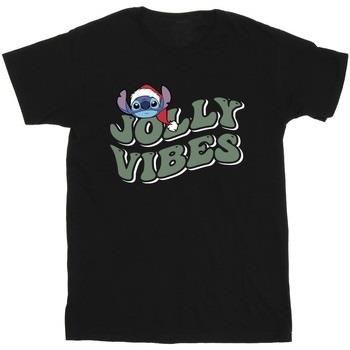 T-shirt enfant Disney Lilo Stitch Jolly Chilling Vibes
