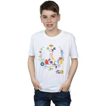 T-shirt enfant Disney Silhouette Collage