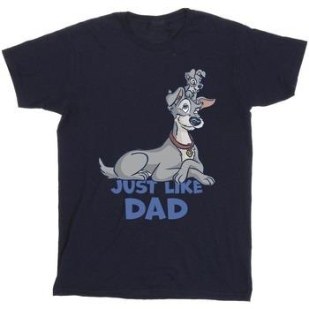 T-shirt enfant Disney Lady And The Tramp Just Like Dad