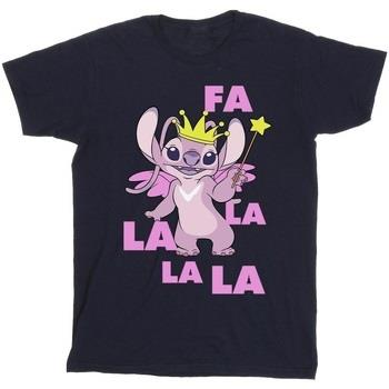 T-shirt enfant Disney Lilo Stitch Angel Fa La La