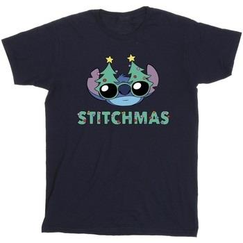 T-shirt enfant Disney Lilo Stitch Stitchmas Glasses