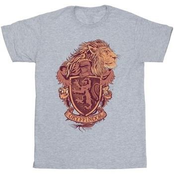 T-shirt enfant Harry Potter Gryffindor Sketch Crest