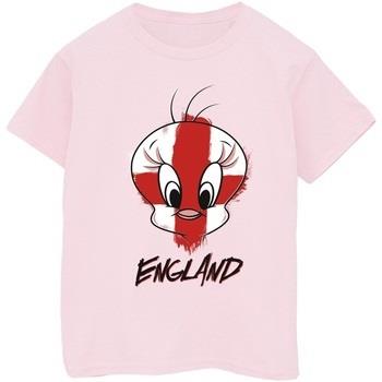 T-shirt enfant Dessins Animés Tweety England Face