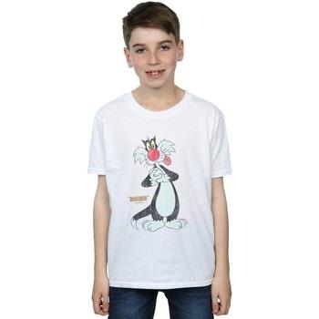 T-shirt enfant Dessins Animés Sylvester Distressed