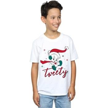 T-shirt enfant Dessins Animés Tweety Pie Christmas