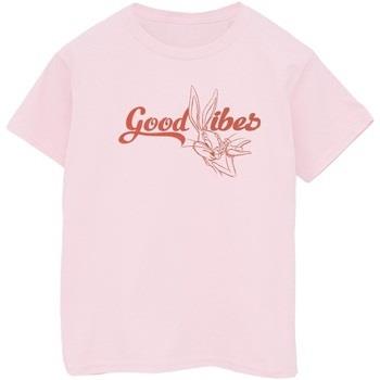 T-shirt enfant Dessins Animés Bugs Bunny Good Vibes