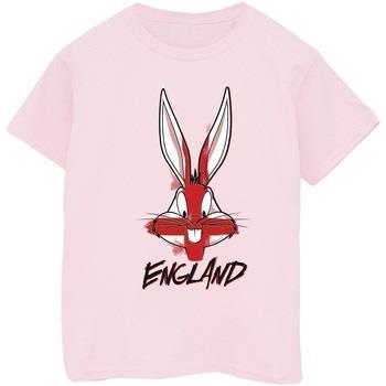 T-shirt enfant Dessins Animés Bugs England Face