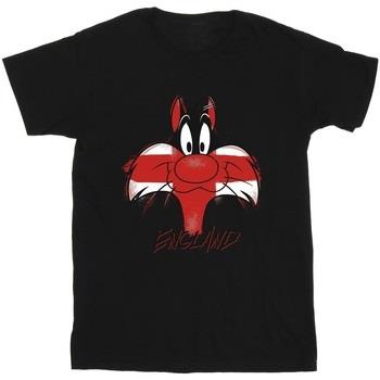 T-shirt enfant Dessins Animés Sylvester England Face