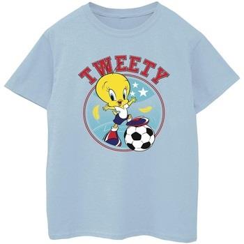 T-shirt enfant Dessins Animés Tweety Football Circle