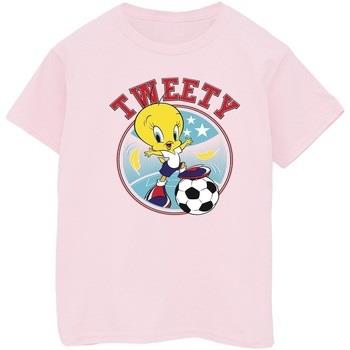 T-shirt enfant Dessins Animés Tweety Football Circle