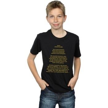 T-shirt enfant Disney Attack Of The Clones Opening Crawl