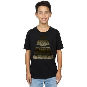 T-shirt enfant Disney The Force Awakens Opening Crawl