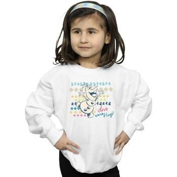 Sweat-shirt enfant Disney Frozen I Love Warm Hugs