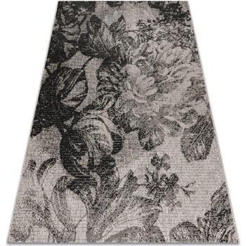 Tapis Rugsx TAPIS EN CORDE SIZAL FLOORLUX 20491 FLEURS 200x290 cm