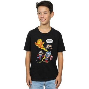 T-shirt enfant Marvel Avengers Invaders Cartoon