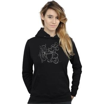 Sweat-shirt Disney Mickey Mouse Steamboat Sketch