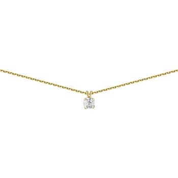 Collier Brillaxis Collier solitaire diamant or 18 carats 0.30 ct