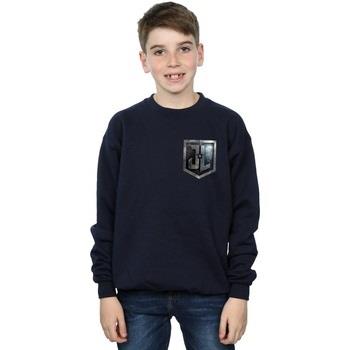 Sweat-shirt enfant Dc Comics Justice League Movie Shield Faux Pocket