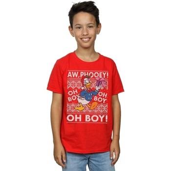 T-shirt enfant Disney Donald Duck Christmas Fair Isle