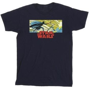 T-shirt enfant Disney Comic Strip Luke And Vader
