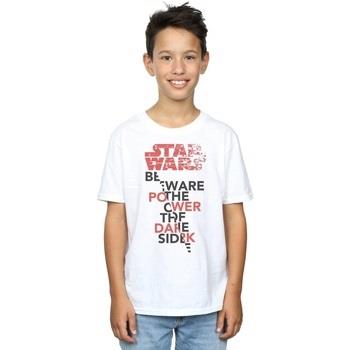 T-shirt enfant Disney The Last Jedi Power Of The Dark Side