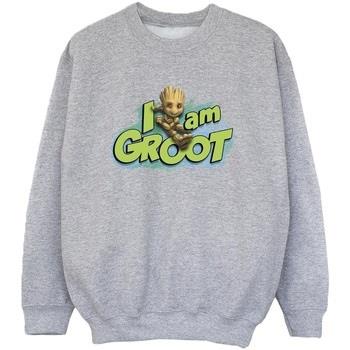 Sweat-shirt enfant Marvel Guardians Of The Galaxy I Am Groot Jumping