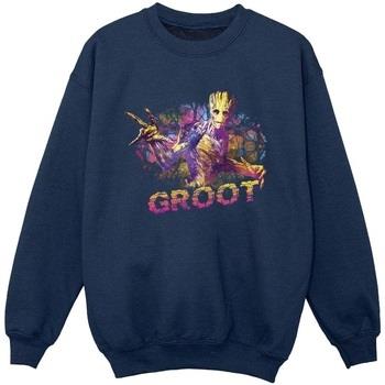 Sweat-shirt enfant Marvel Guardians Of The Galaxy Abstract Groot