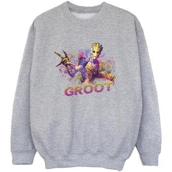 Sweat-shirt enfant Marvel Guardians Of The Galaxy Abstract Groot