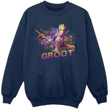 Sweat-shirt enfant Marvel Guardians Of The Galaxy Abstract Groot