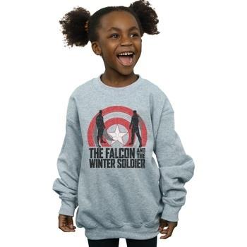 Sweat-shirt enfant Marvel The Falcon And The Winter Soldier Shield Sil...