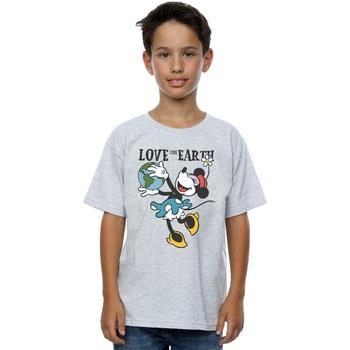 T-shirt enfant Disney Mickey Mouse Love The Earth