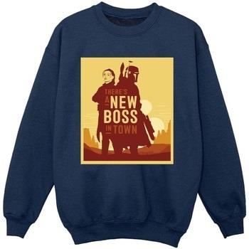 Sweat-shirt enfant Disney The Book Of Boba Fett New Boss Sun Silhouett...