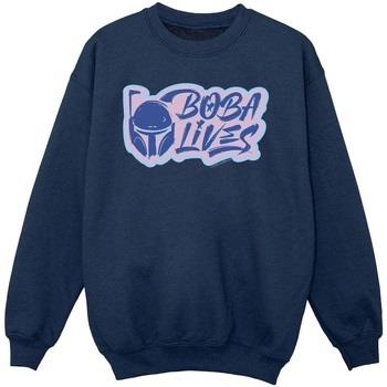 Sweat-shirt enfant Disney The Book Of Boba Fett Lives Pocket