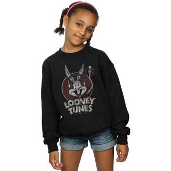 Sweat-shirt enfant Dessins Animés Bugs Bunny Circle Logo