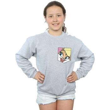 Sweat-shirt enfant Dessins Animés Lola Bunny Face Faux Pocket