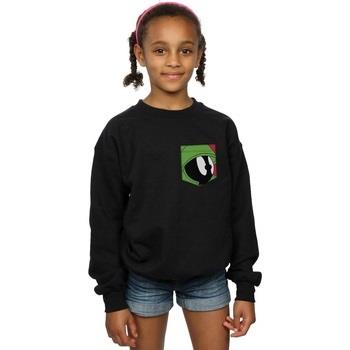 Sweat-shirt enfant Dessins Animés Marvin The Martian Face Faux Pocket