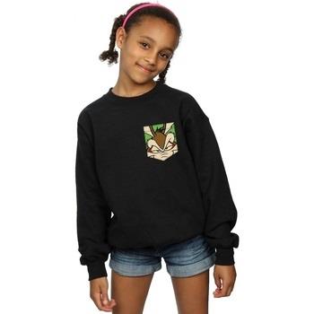 Sweat-shirt enfant Dessins Animés Wile E Coyote Face Faux Pocket