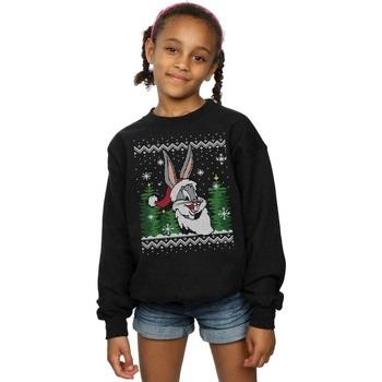 Sweat-shirt enfant Dessins Animés Bugs Bunny Christmas Fair Isle