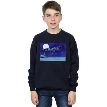 Sweat-shirt enfant Disney Christmas AT-AT Sleigh