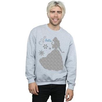 Sweat-shirt Disney Belle Christmas Silhouette