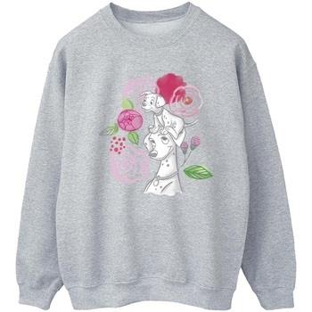 Sweat-shirt Disney 101 Dalmatians Flowers