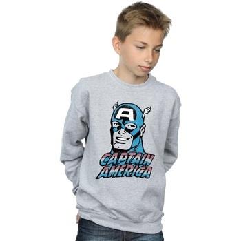 Sweat-shirt enfant Marvel Captain America Distressed