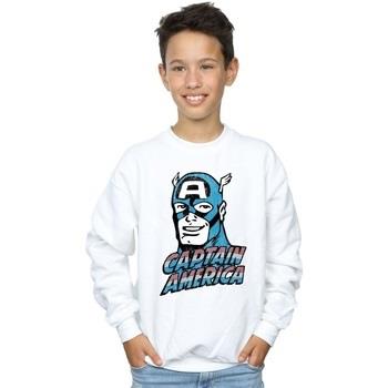 Sweat-shirt enfant Marvel Captain America Distressed