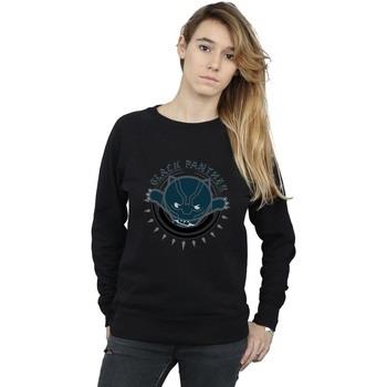 Sweat-shirt Marvel Kawaii Black Panther Pounce