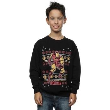 Sweat-shirt enfant Marvel Iron Man Fair Isle Christmas