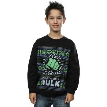 Sweat-shirt enfant Marvel Hulk Fair Isle Christmas